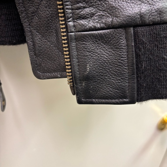 Men's Winchester, Black Leather Jacket size extra large - Picture 6 of 12